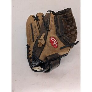 Rawlings Baseball/Softball Glove RBG36TBR 12.5 In Full Grain Leather LH Throw A7